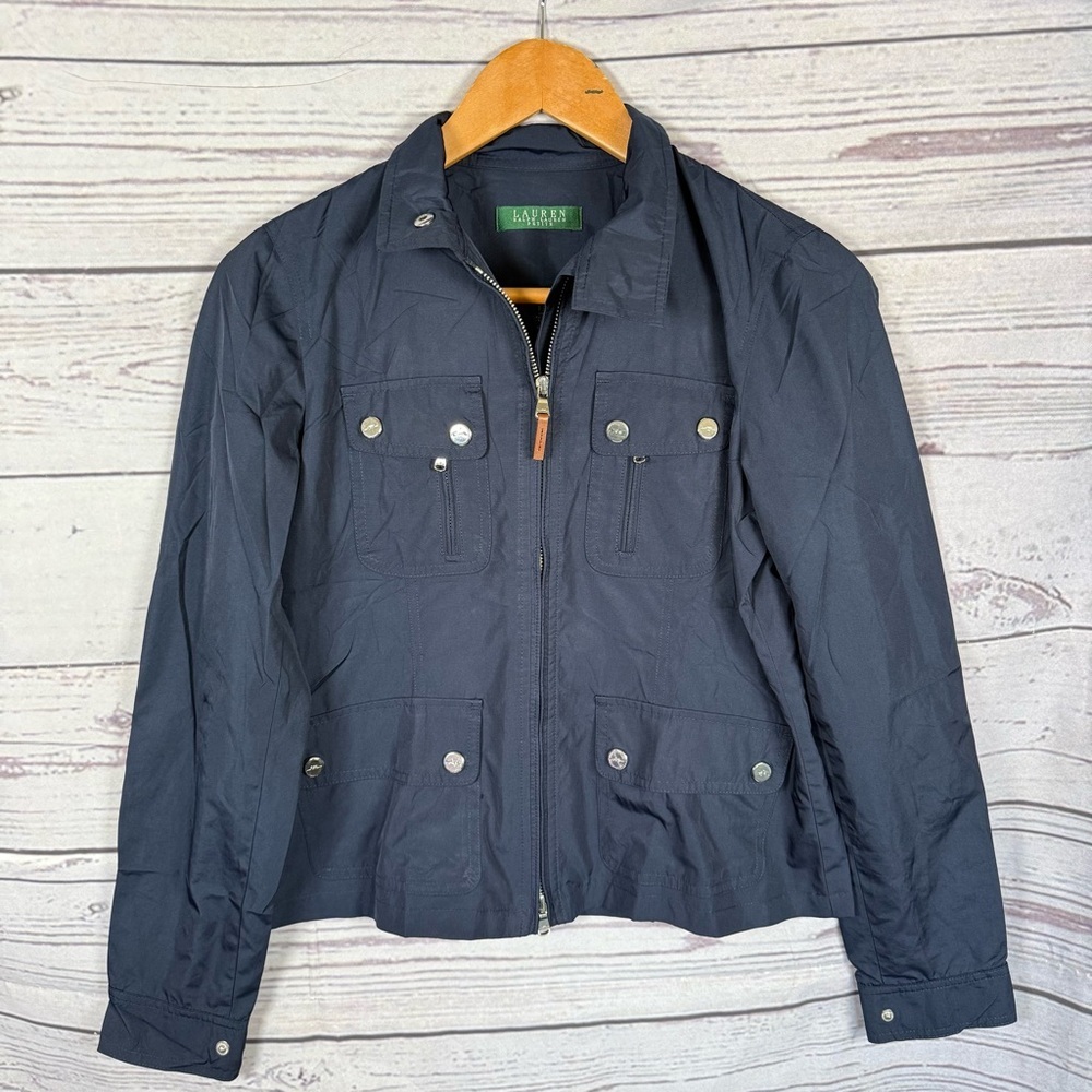Lauren Ralph Lauren Women’s Jacket Navy Blue Size S petite